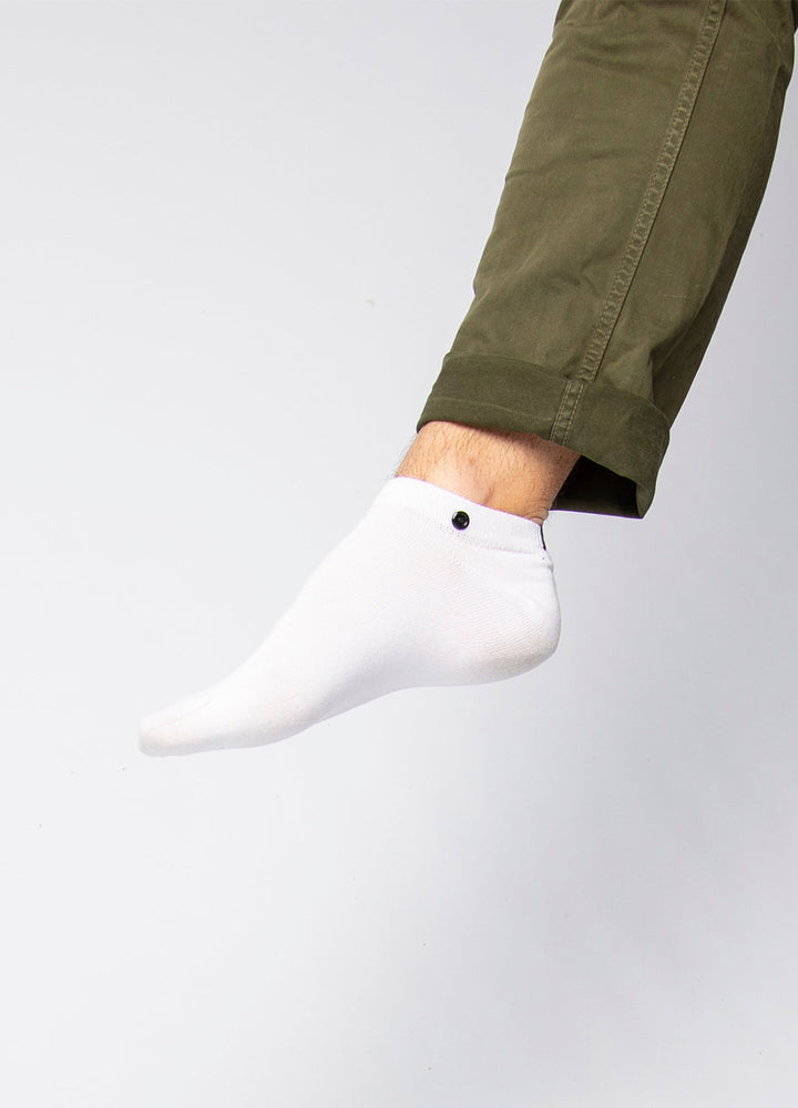 10 Pairs White Ankle Socks| Size. 41-46