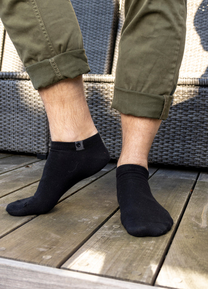 10 Pairs | Black ankle Socks | Size. 41-46