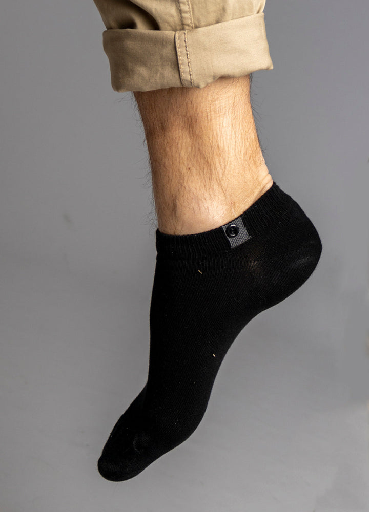 10 Pairs | Black ankle Socks | Size. 41-46