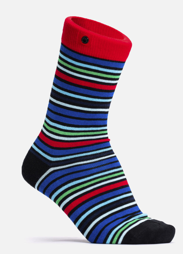 Apex | Organic Cotton Socks with Colorful Stripes