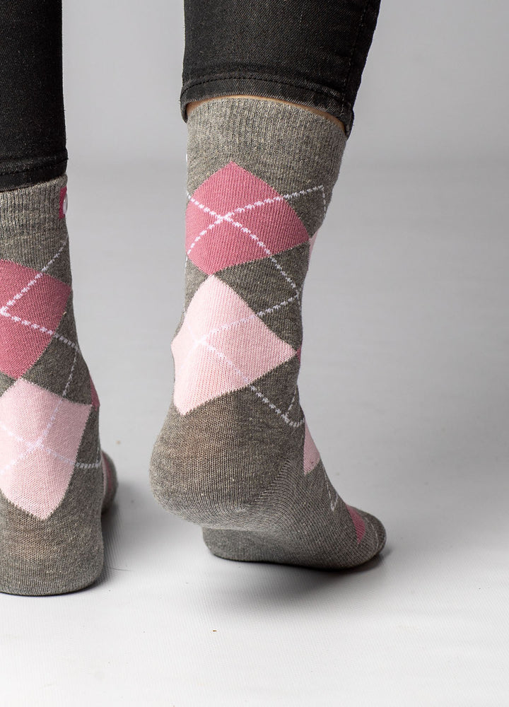Classic women's socks with button