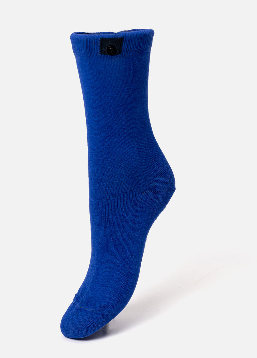 Blue bamboo socks