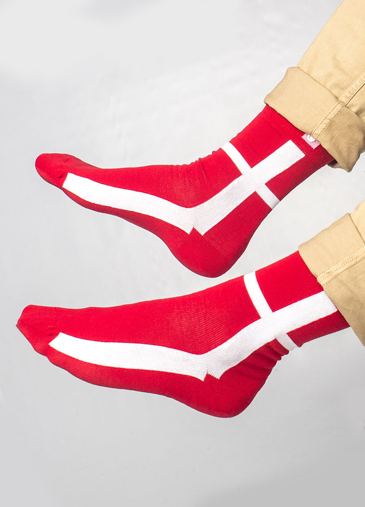Danish football socks