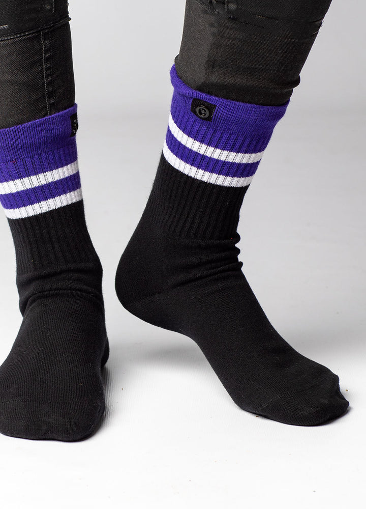 Black sports socks for women