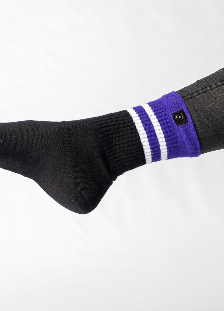 Black sports socks for women