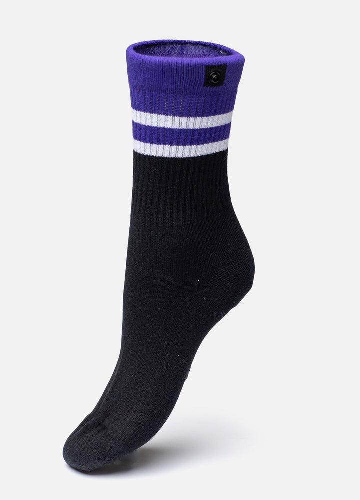 Black sports socks for women