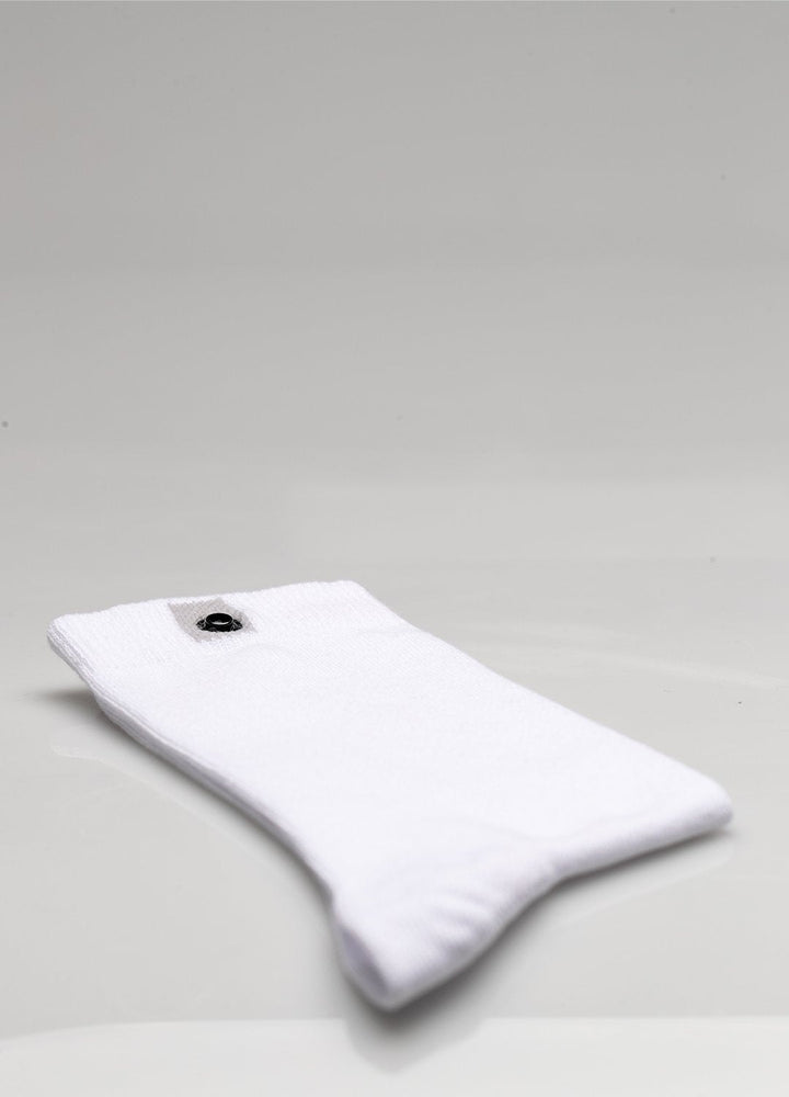 Hvide strømper i Økologiske bomuld 4