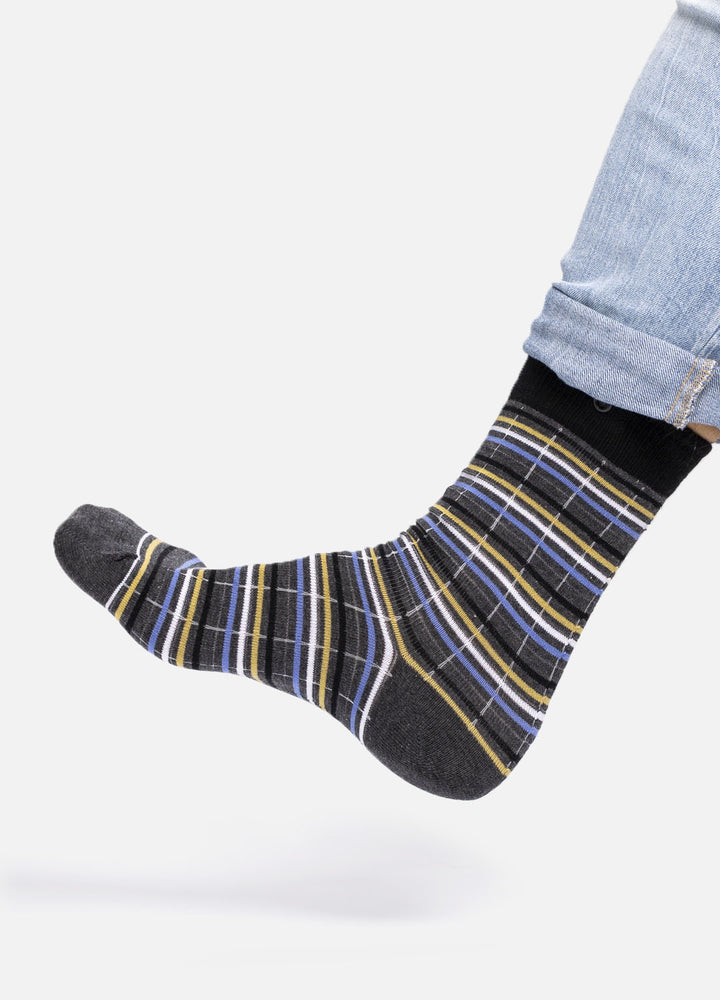 Jiba – Classic Cotton Socks with Stripes