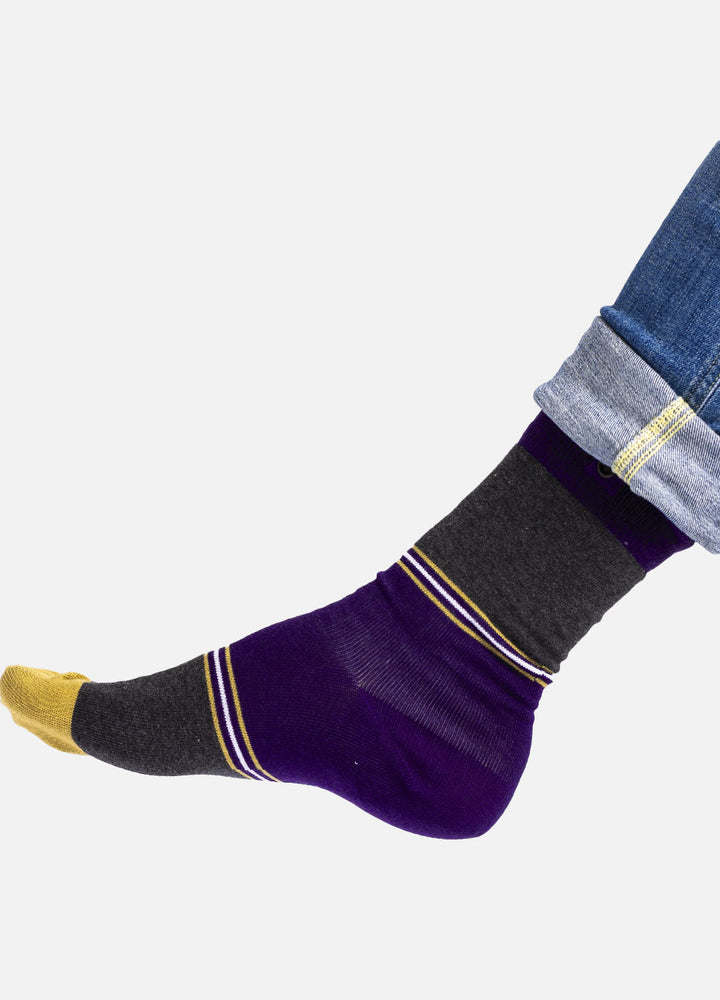 Joccoa | organic cotton socks with sporty elegance & button