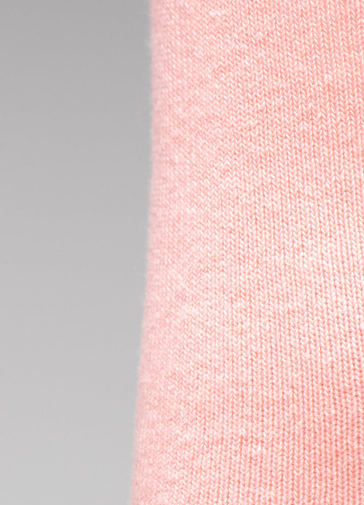 Rosa strømper i økologiske bomuld 5