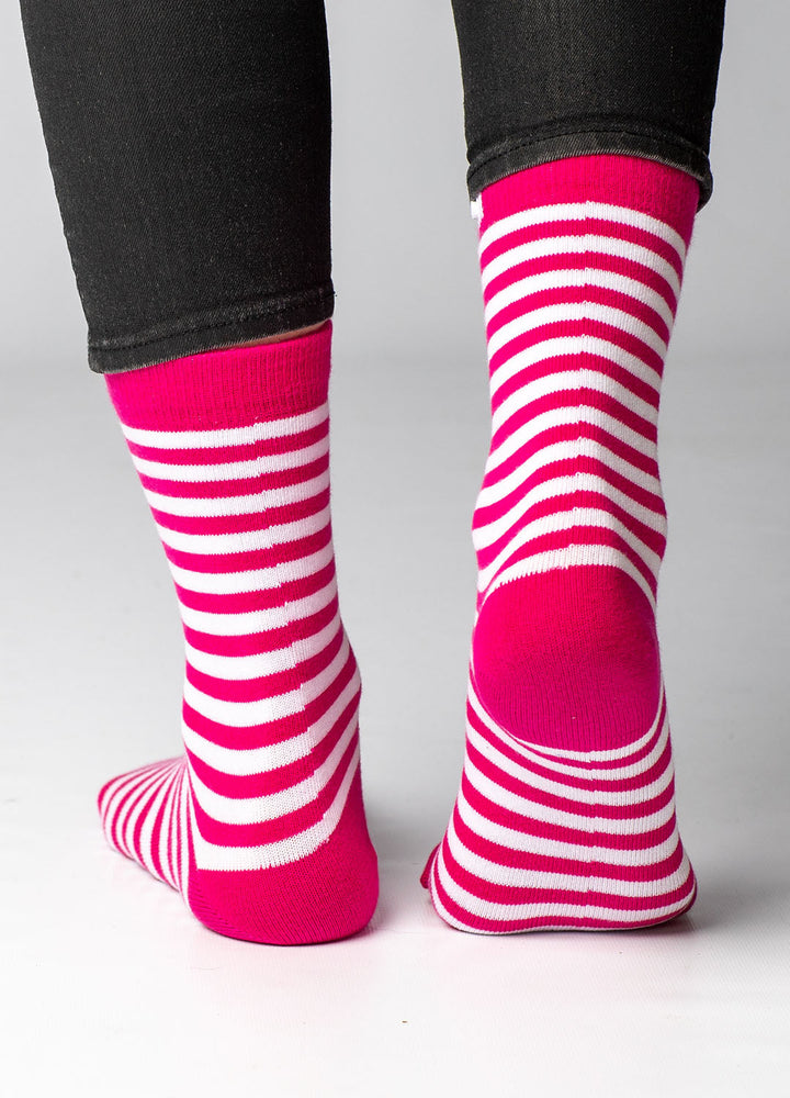pink stribet strømper 2