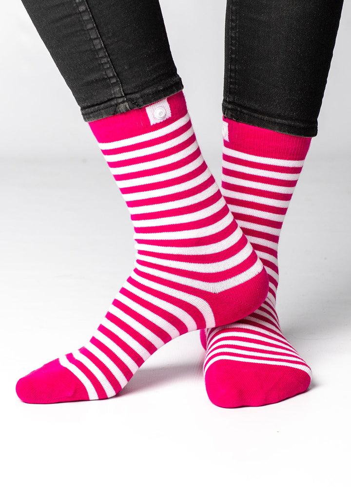 pink stribet strømper 5