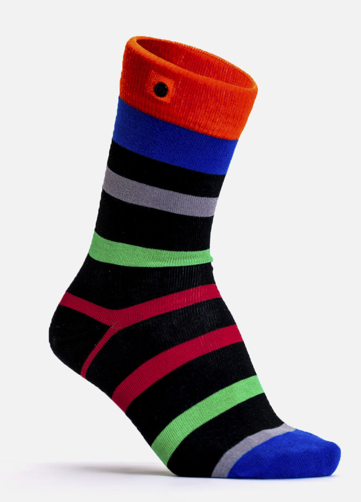 Nardoo | striped socks with button