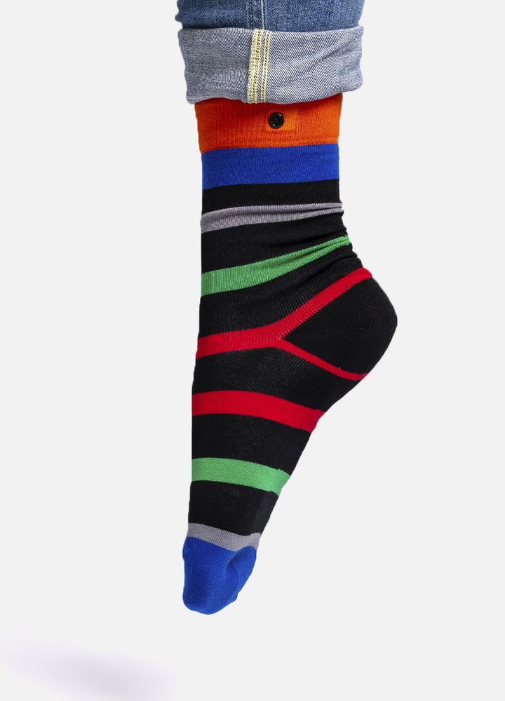 Nardoo | striped socks with button