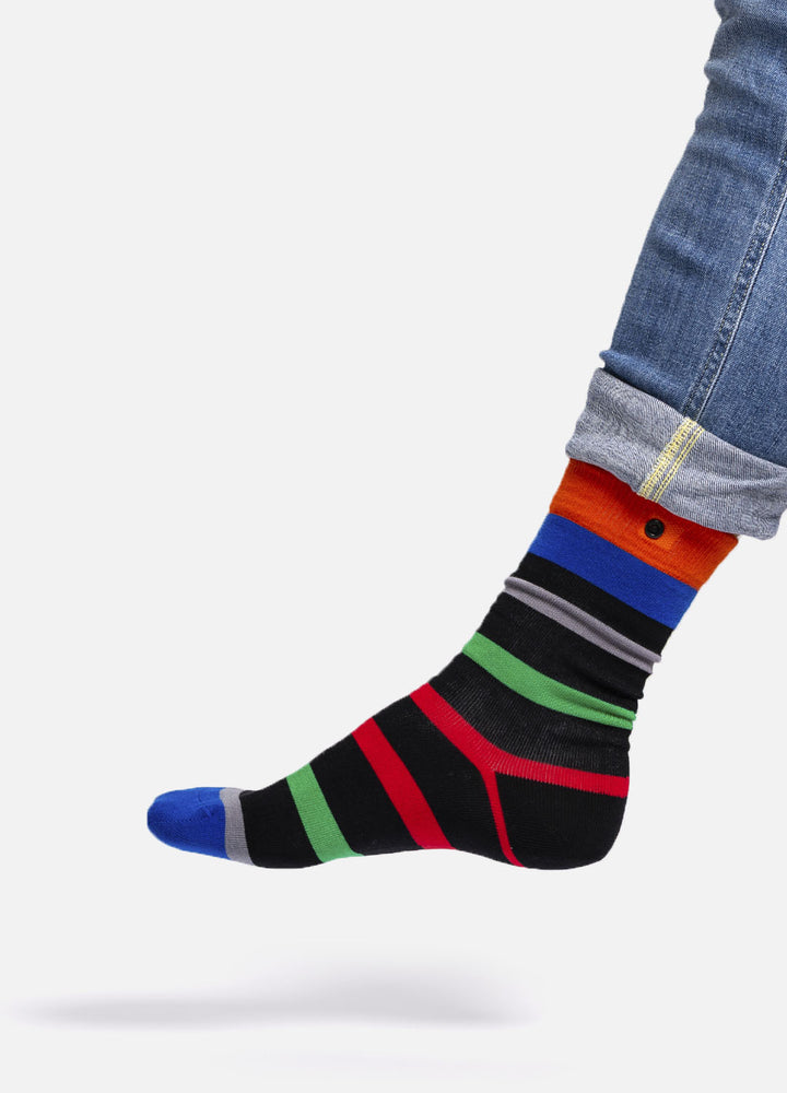 Nardoo | striped socks with button