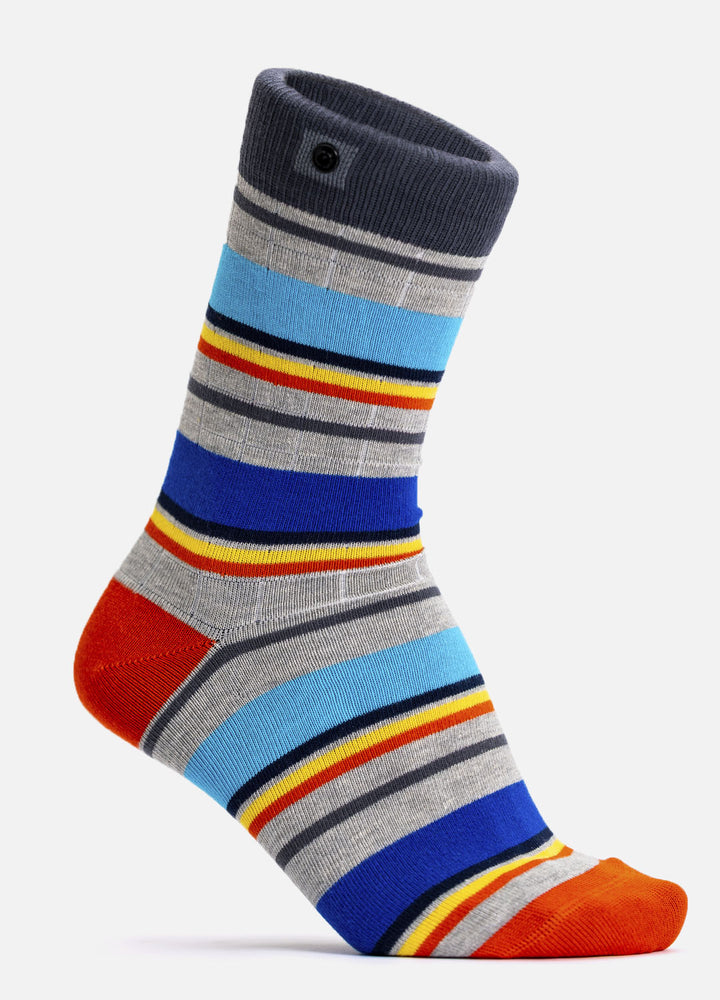Odda socks | colorful stripes in organic cotton