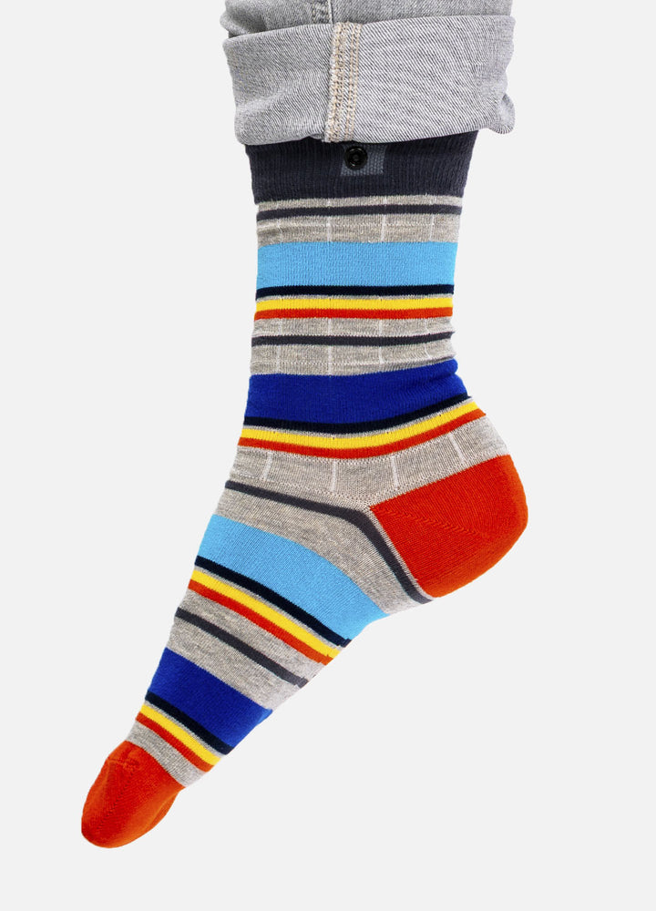 Odda socks | colorful stripes in organic cotton