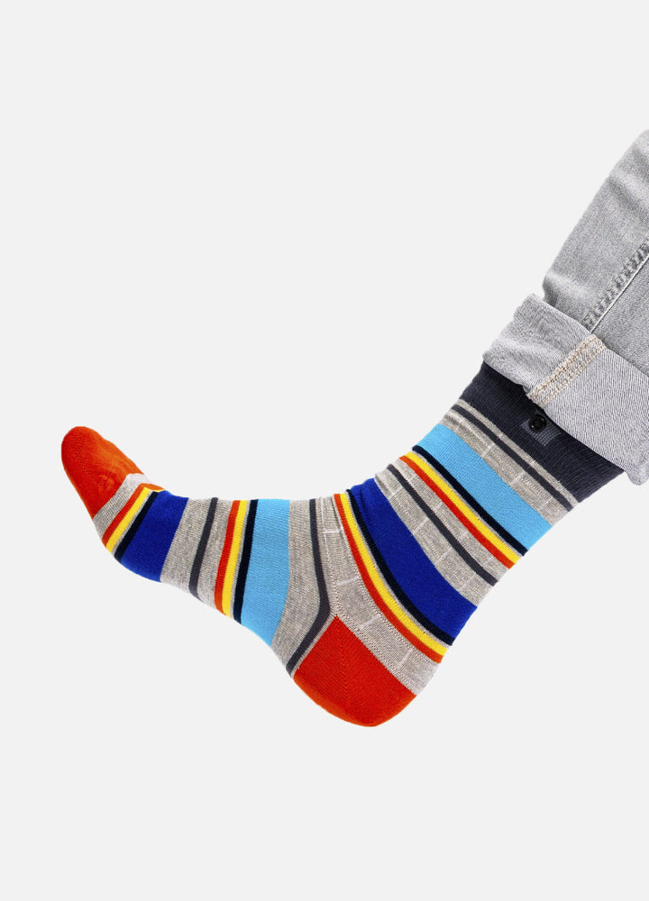 Odda socks | colorful stripes in organic cotton