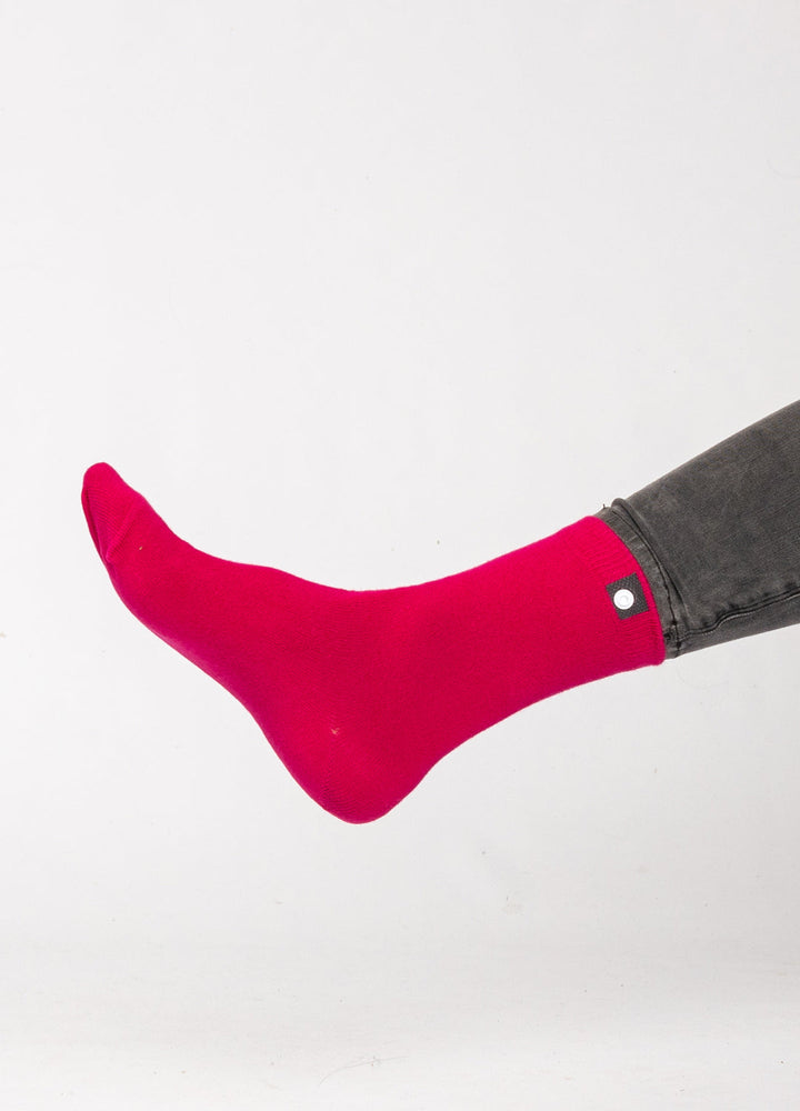 Pink bambus strømper 4