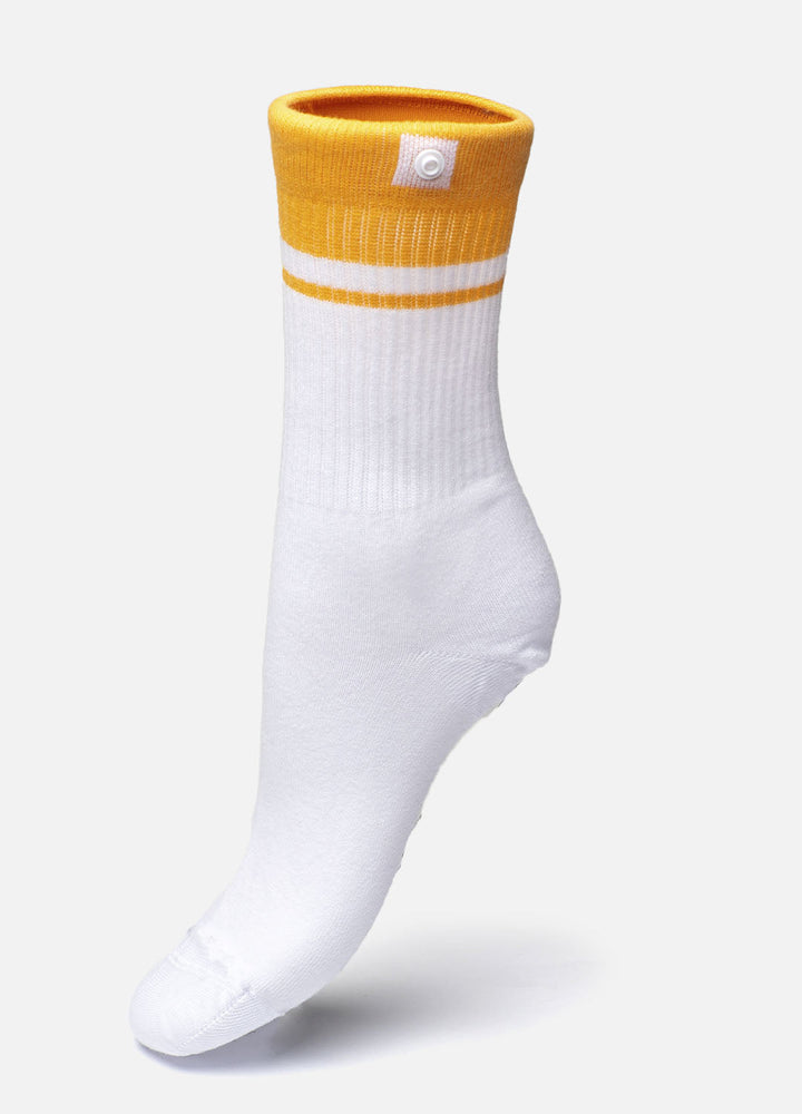 Hvide sportsstrømper i økologiske bomuld 6