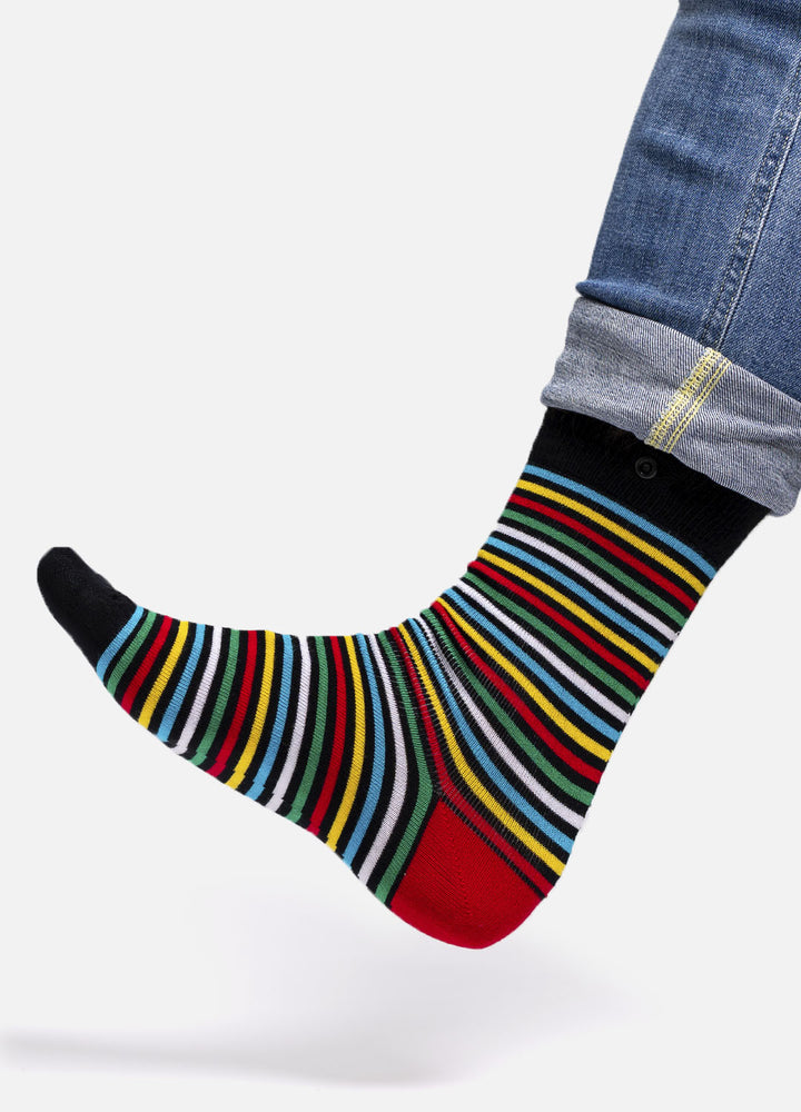 Shada socks | colorful stripes in soft bamboo