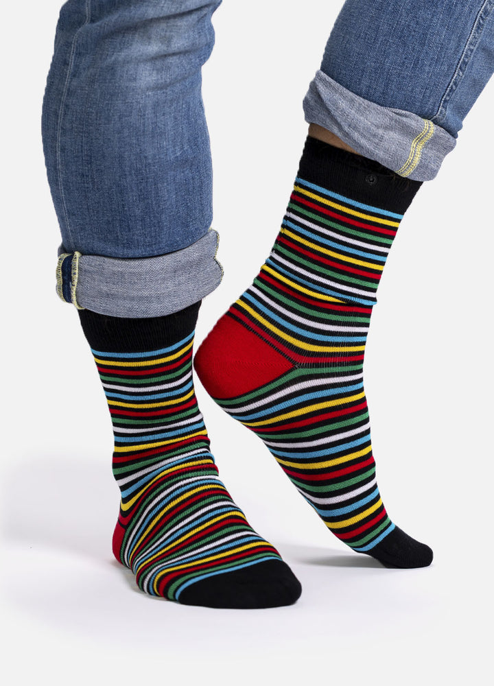 Shada socks | colorful stripes in soft bamboo