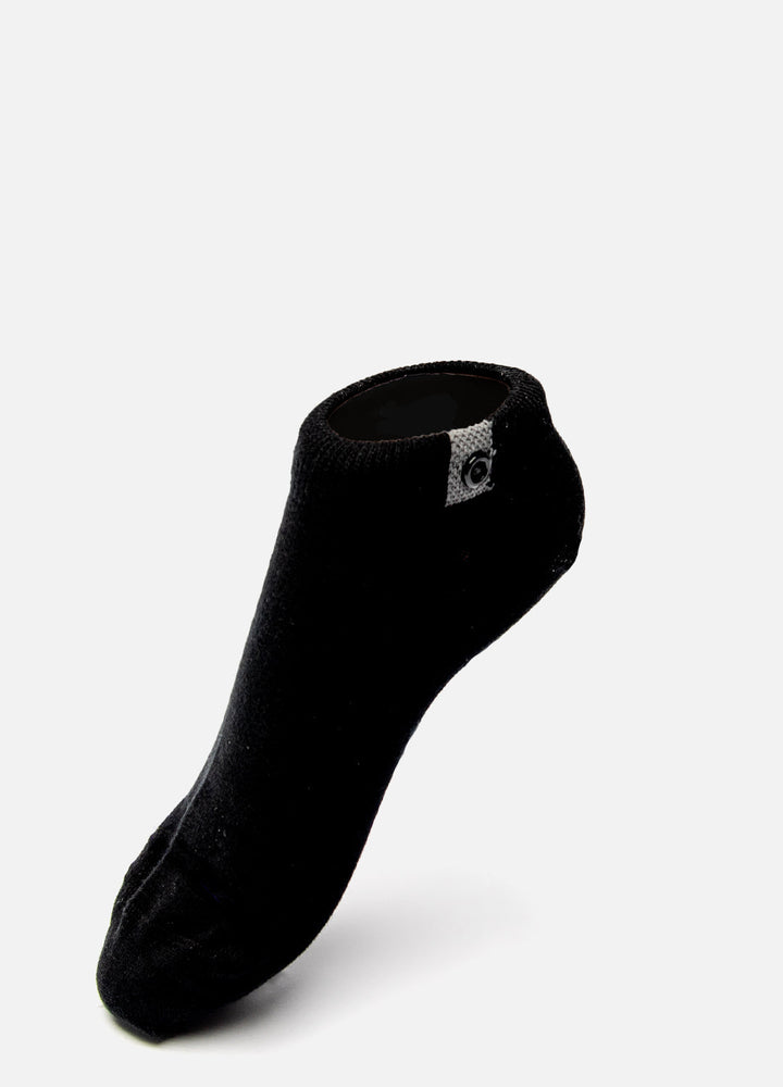 Sorte ankelstrømper i økologisk bomuld 5