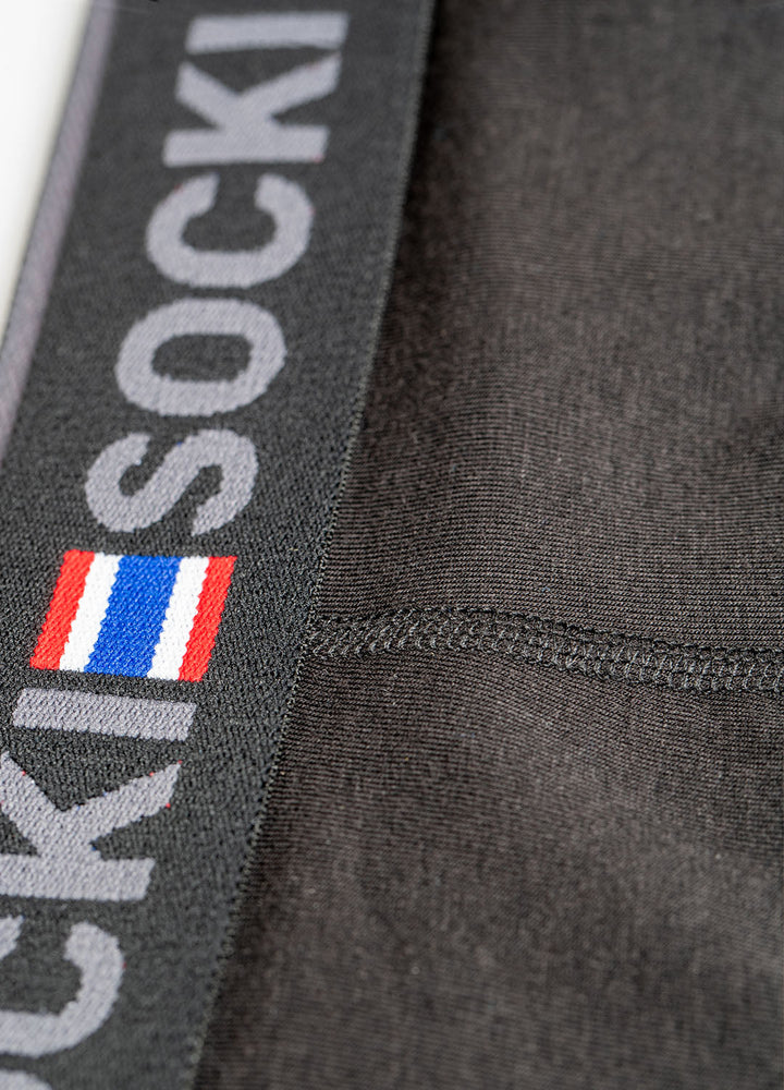 Sorte boxershorts i bambus til herre  1