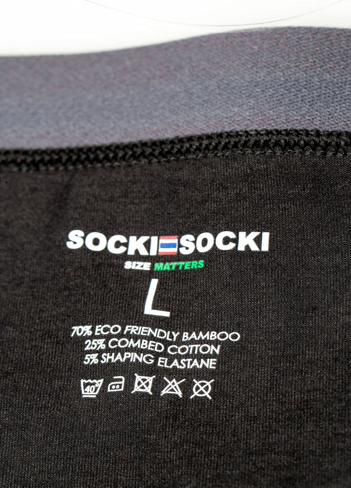 Sorte boxershorts i Bambus  str L