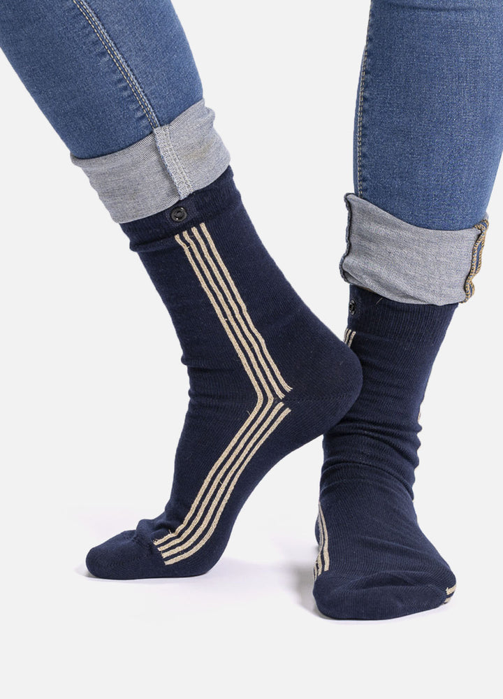 Sporty Spice women’s socks | Navy organic cotton