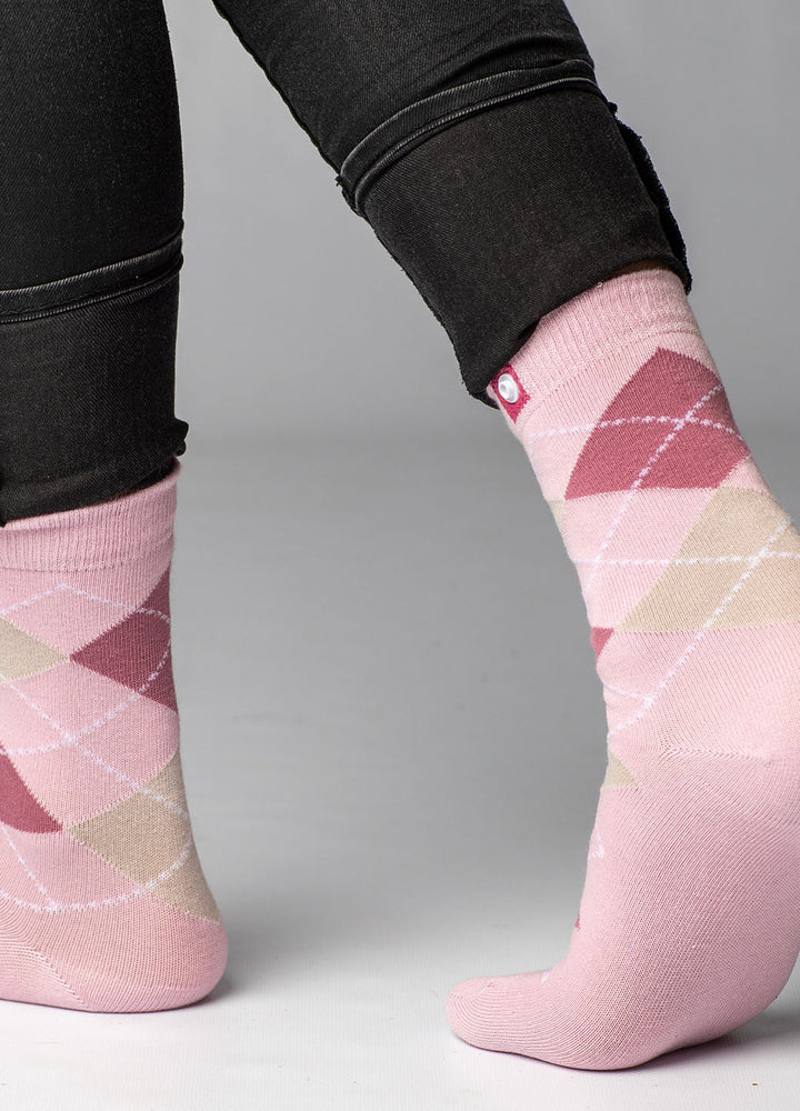 Pink ternet strømper 2