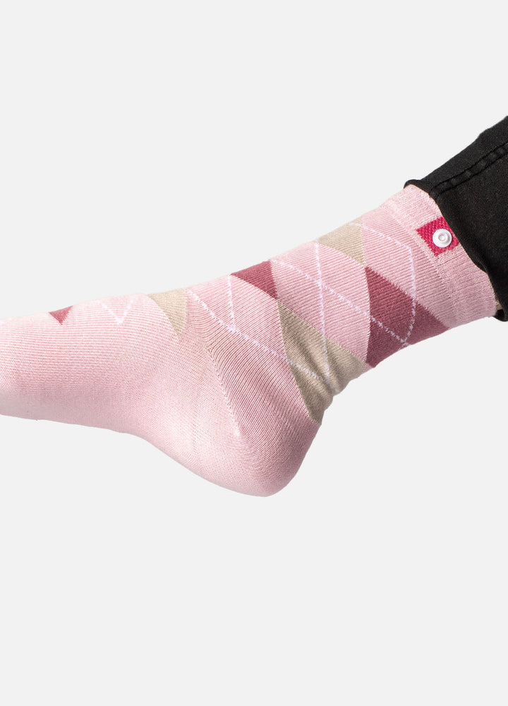 Pink ternet strømper 6