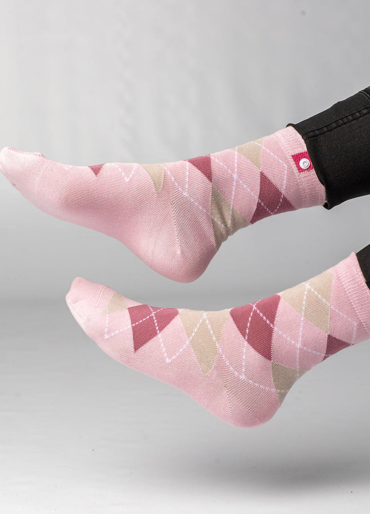 Pink ternet strømper 7