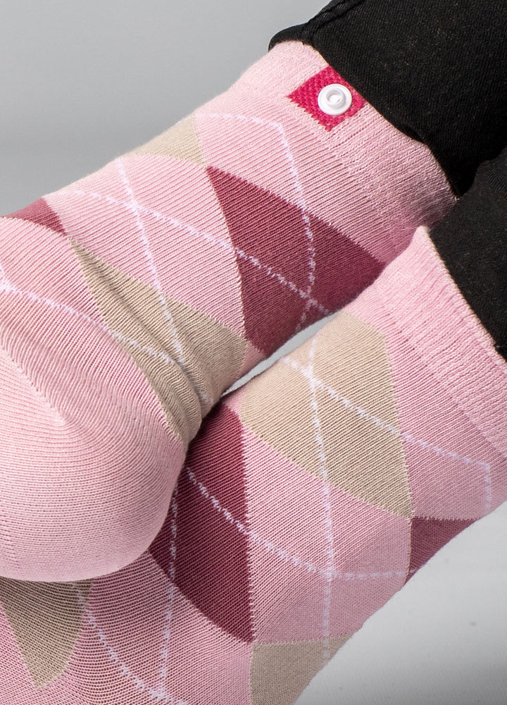 Pink ternet strømper 8