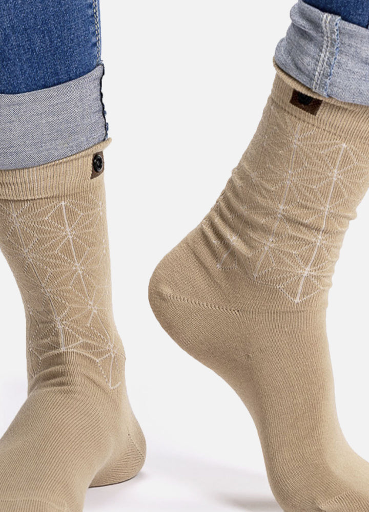 Tatsu | Eco-Friendly Beige Pattern