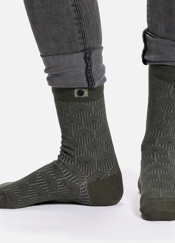 Waida | Green patterned design