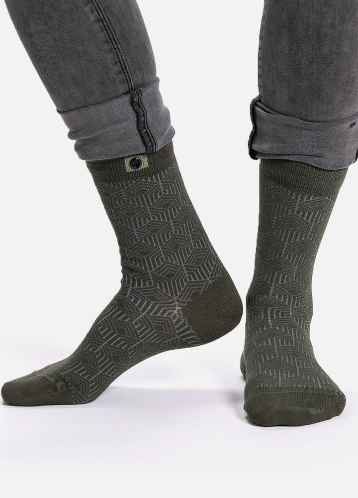 Waida | Green patterned design