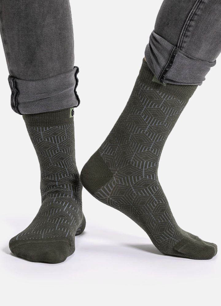 Waida | Green patterned design