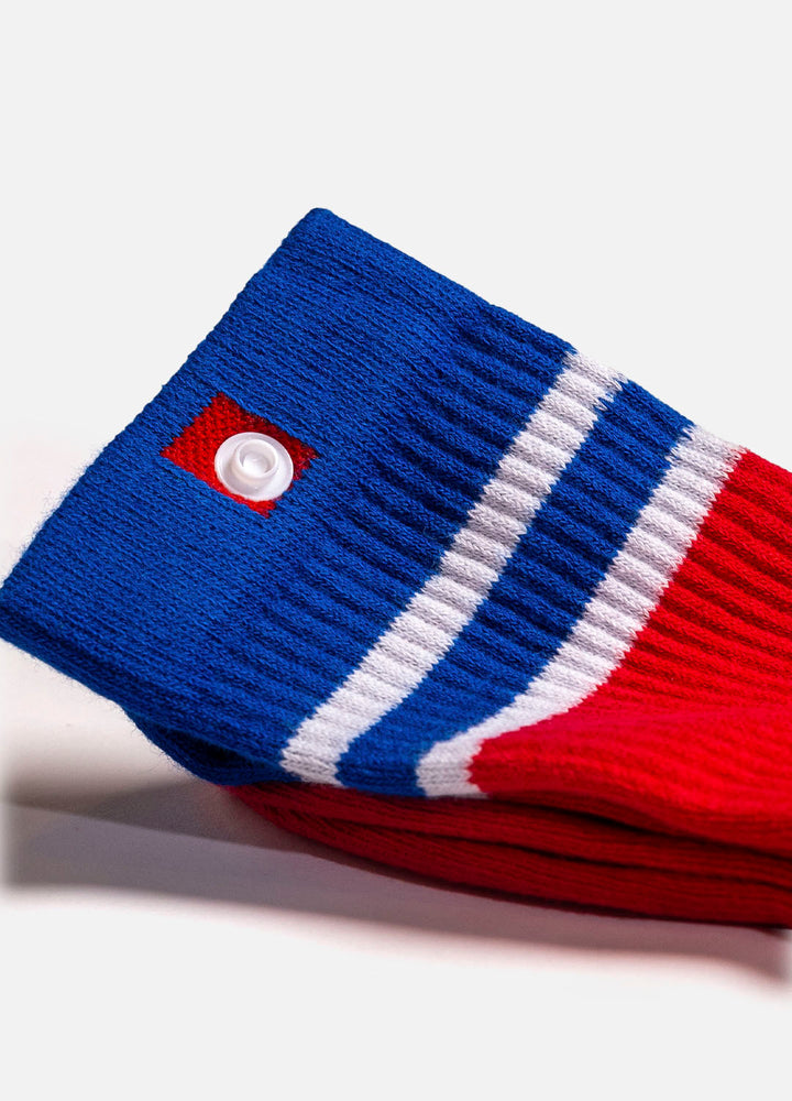 red sports socks for women