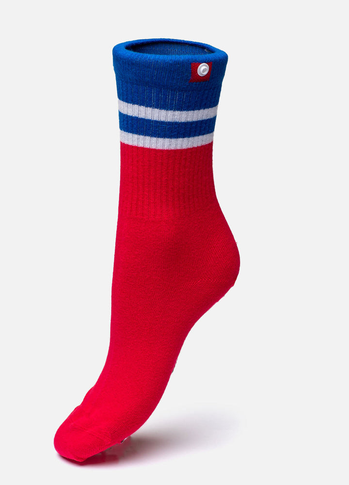 red sports socks for women
