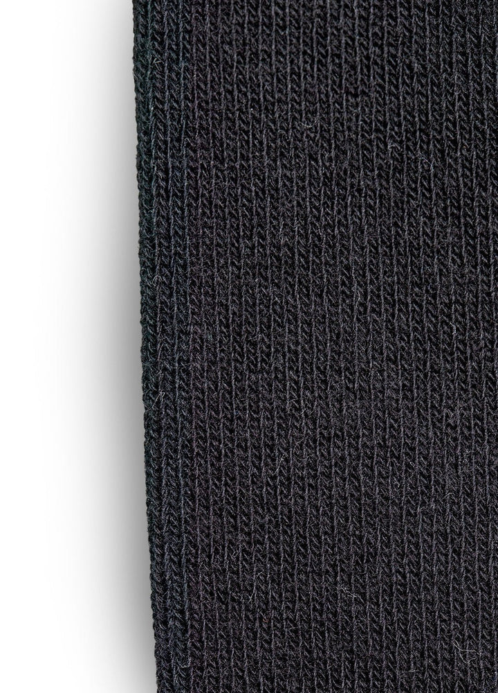 Black Cotton Socks | Black Button | Size 36-41